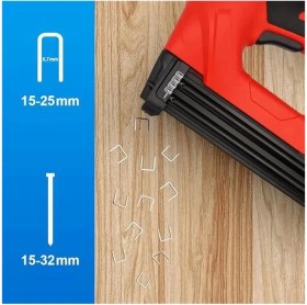 Resim AyrStore KBZ90 15-25MM Zımba ve 15-32MM Profesyonel Çivi Çakma Makinesi + 3000 Adet Yedek Zımba ve Çivi 