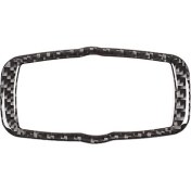 Resim Passing Araba Yumuşak Karbon Fiber Far Anahtarı Çerçeve Kapak Trim-Bmw X5 E70 X6 E71 2008-2013 (Yurt Dışından) 