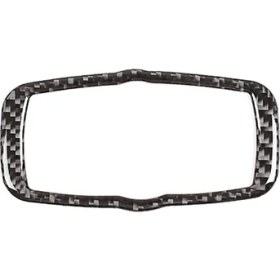 Resim Passing Araba Yumuşak Karbon Fiber Far Anahtarı Çerçeve Kapak Trim-Bmw X5 E70 X6 E71 2008-2013 (Yurt Dışından) 