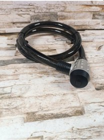 Resim Mto Motosiklet Koruma Halatı Kalın Kilit 1.5 Metre 