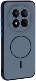 Resim Coverzone Xiaomi Redmi Note 15 Pro 4G İle Uyumlu Kamera Lens Korumalı Kılıf Magsafe Uyumlu Kablosuz Şarj Özellikli Tea Silikon Telefon Kılıfı Lacivert 