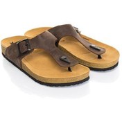 Resim Twigy Daniel Erkek Parmak Arası Terlik Kahverengi 41/45 