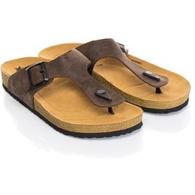 Resim Twigy Daniel Erkek Parmak Arası Terlik Kahverengi 41/45 