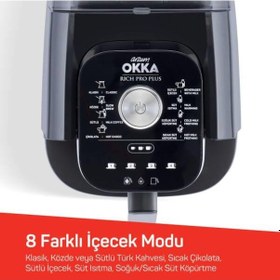 Resim Arzum OK0036-0500 Okka Rich Pro Plus Su Hazneli Türk Kahvesi Makinesi 