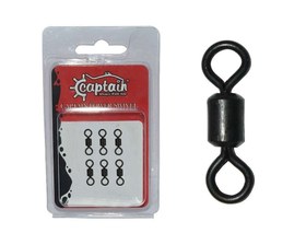 Resim Captain 5006 Rulmanlı Fırdöndü 6lı Paket Mat Black - Standart / 3-0 
