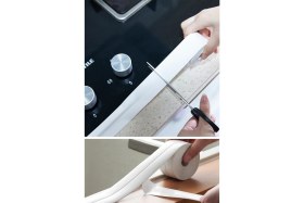 Resim Su Sızdırmaz Geçirmez Bant Lavabo Küvet Kenar Bandı Küvet Duş 