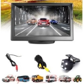Resim Audiomax 5 İnç Araç Monitör Araç Geri Görüş Park Kamerası Md5 