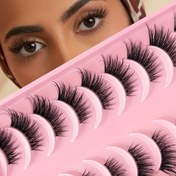 Resim 10 Çift Tanrı Makyaj Sahte Kirpikler, 5-11mm Şeffaf Çekirdek, Yarım Göz ve Uzatma ve Kıvırma, Günlük Kullanım, Tarihler, Tatiller, Partiler, Düğünler, İş, Kurban Bayramı, Kurban Bayramı, Okula Dönüş 