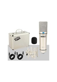 Resim Midex Cx1 Effective Set-2 Ses Kartı Mikrofon Kulaklık Stand 