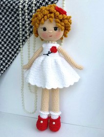 Resim El Örgüsü Süslü Bebek - Amigurumi 