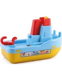 Resim Polesie Tekne Meçta Renkli Tasarım Kız ve Erkek Çocuklar İçin Güvenli Oyuncak 