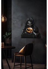 Resim Halloween Korkunç Metal Tablo 