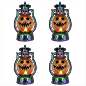 Resim Anjiexun Cadılar Bayramı Işıkları, Mini Fenerler, İç Mekan Fener Süslemeleri, C 