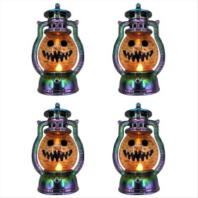 Resim Anjiexun Cadılar Bayramı Işıkları, Mini Fenerler, İç Mekan Fener Süslemeleri, C 