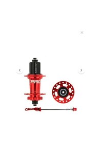 Resim Bike Sky Hassn's Pro 7 32h Kırmızı Ön-arka Jant Göbek Takımı, Göbek Seti 