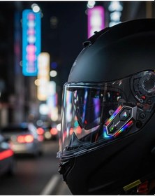 Resim Mey İthalat Kablosuz Bluetooth Motosiklet Kask İntercom Ipx6 Su Geçirmez 