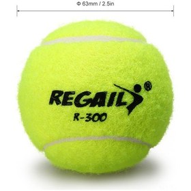 Resim Vkemall 6 Adet R300 Basınçsız Tenis Topu - Kaliteli Kauçuk Ve Felt, Sabit Zıplama, Makine & Pratik İçin Uygun 