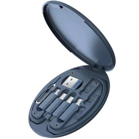 Resim Konfulon RDBYDN SN06 3in1 Kablo ve Kart Düzenleyici (134813) - Mavi 