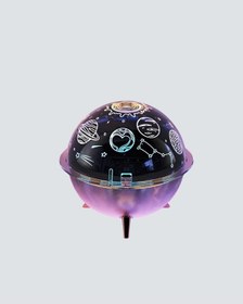 Resim Uzay Temalı Projeksiyonlu Nemlendirici Usb Güçlü Gece Lambası Çok Renkli 