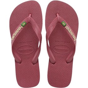 Resim Brasil Logo Amaranth Kadın Parmak Arası Terlik-4764 Amaranth 