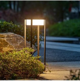 Resim Forlife 60 Watt Solar Alüminyum Bollard Aydınlatma Armatürü Fl-3303 