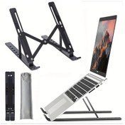 Resim Ayarlanabilir Alüminyum Dizüstü Bilgisayar Tutucu - 6 Seviye 