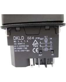 Resim Nesta Dkld Dz-6 Gönye Kesme Şalteri 5 Pin 250 Volt Şalter Switch 
