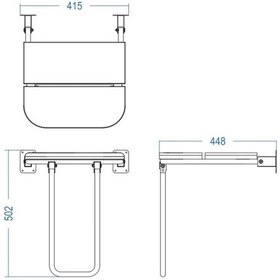 Resim Duxxa Engelli Duş Oturağı Ahşap P.33019 