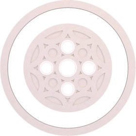 Resim Motifpiyer Tavan Spot Göbegi-Motifli-Yuvarlak-80-86cm-Dış-Çitalı 