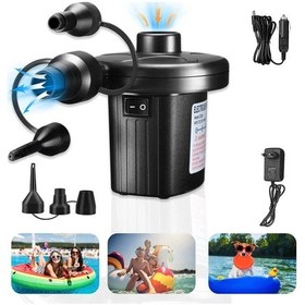 Resim Jialan Mini Şişme Pompa Elektrikli Hava Yastığı Kamp Pompası 