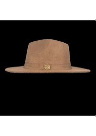 Resim Twingold İsme Özel Panama Fötr Şapka - Ab01004 - Camel Camel 