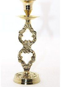 Resim Tekli Pirinç Şamdan Model 4 