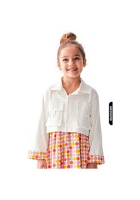 Resim Nk Kids Xo Kids Kız Çocuk Ceket 4-8 Yaş 36542 Ekru 