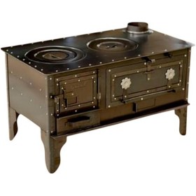 Resim Altaş Özel Güral Kuzine Soba 4 Mm Çok Amaçlı Bahçe Tipi Kuzine Soba Özel El Yapımı Soba 