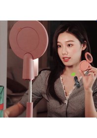 Resim Type-c Kablosuz Gürültü Önleyicili USB C Vlog Yaka Mikrofonu 