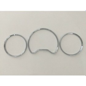 Resim W208 Mercedes Gösterge Krom Kadran Halka W208 Gösterge Çerçevesi 