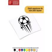 Resim Hızlı Top Sticker Oto Motor Laptop Duvar Folyo Sticker 15 x 24 cm 