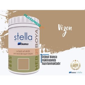 Resim Bianca Stella Su Bazlı Saf Akrilik Boya 1 L Vizon 