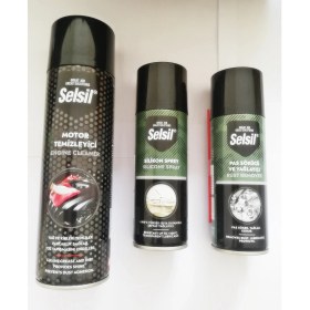 Resim Selsil Motor Temizleme Spreyi 500 ml / Pas Sökücü 200 ml / Silikon Sprey 200 ml 