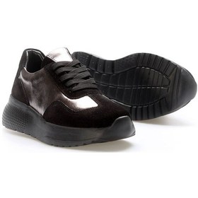 Resim Hakiki Deri Kadın Casual Ayakkabı 982za1050 Siyah 