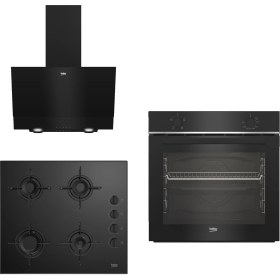 Resim Beko New Black Star 3 Lü Ankastre Set ( Bfc 210 S - Bocd T 6011 Es - Bde 6050 S ) 