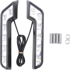 Resim Mystique 2x 12V Süper Parlak Drl LED Arabalar Için Gündüz Koşu Işık (Yurt Dışından) 