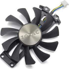 Resim Everflow Zotac GTX 980-4GD5 Ha Grafik Kartı Soğutucu Soğutma Fanı 