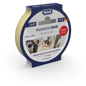 Resim Mas Krepe Maskeleme Bantı 19 Mm X 40 Metre Maskeleme Bantı 