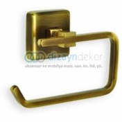 Resim Yuvarlak Havluluk Antik Bronz-2993 