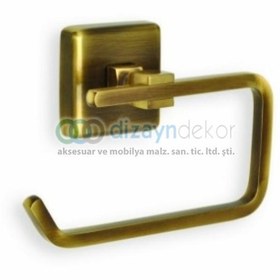 Resim Yuvarlak Havluluk Antik Bronz-2993 
