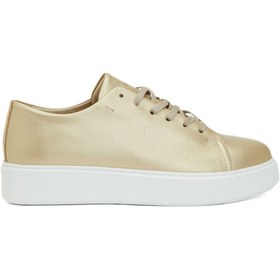 Resim Network Gold Kadın Deri Sneaker 