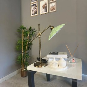 Resim Risso Mint Masa Lambası Dekoratif Abajur Çocuk Odası Başucu Lambası Okuma Lambası 