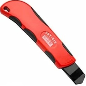 Resim Çift Malzemeli 18 Mm Metal Maket Bıçağı - Güvenli Ve Kullanışlı 