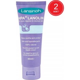 Resim Lansinoh HPA Lanolin Göğüs Ucu Kremi 2 x 40 ML 